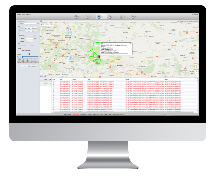 monitoring mobilny pojazdów - gps